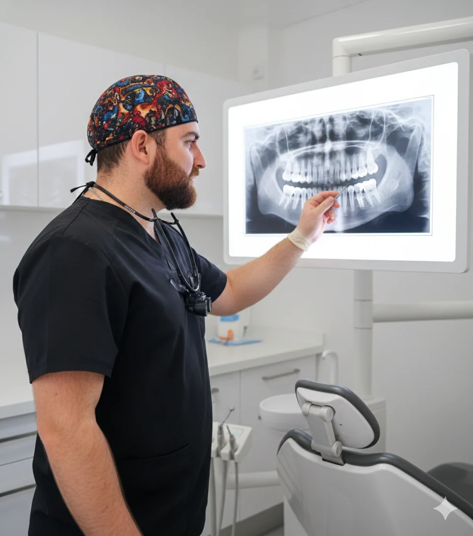 Dr. Pablo Ceballos mostrando planificación digital